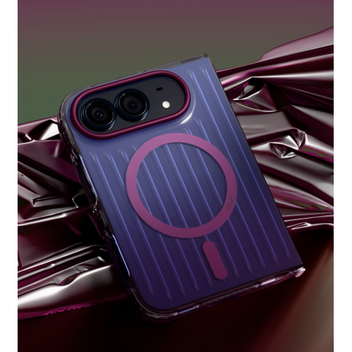 Чехол защитный Pulse Case с MagSafe для iPhone Duo, темно-вишневый
